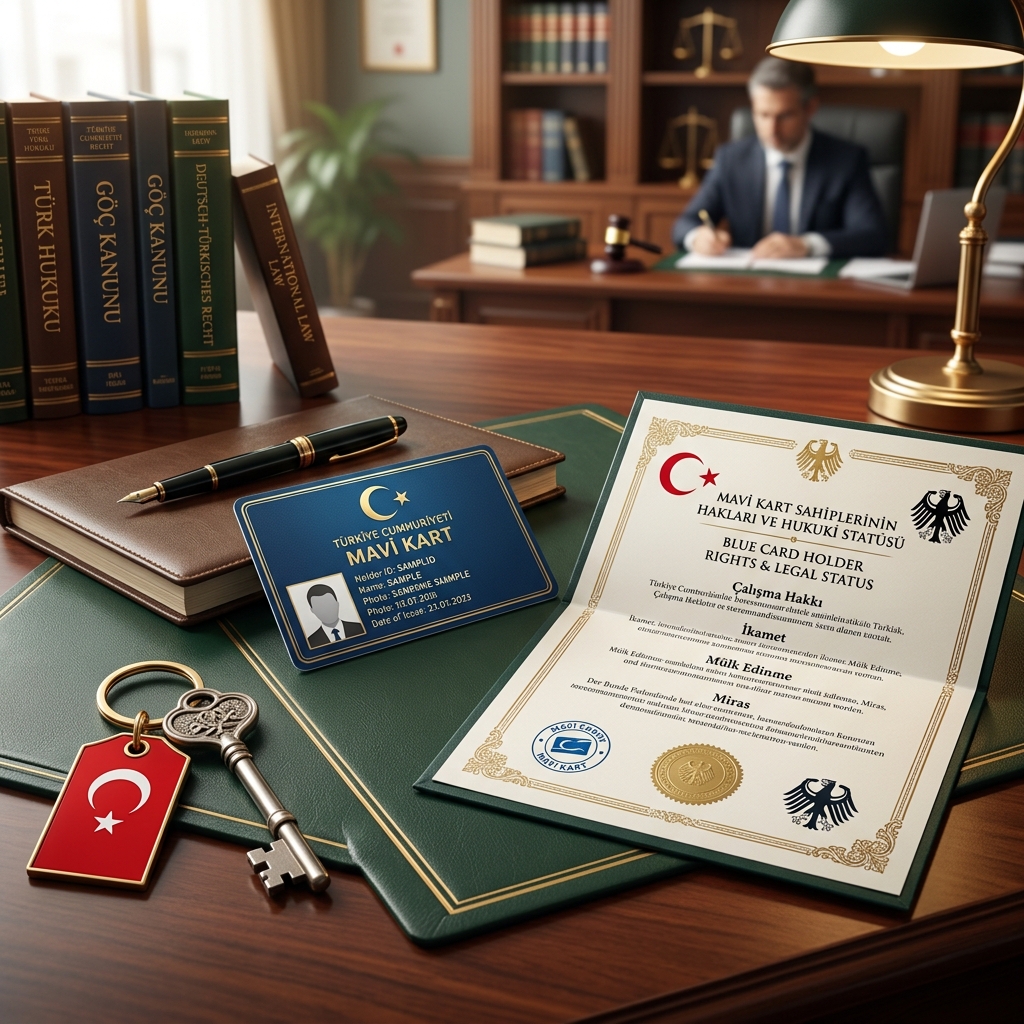 Erbrecht und Immobilienrechte von Inhabern der Blauen Karte in der Türkei | Update 2026
